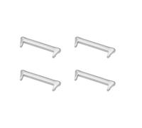kwmobile Adaptador de correa compatible con Xiaomi Redmi Watch 4 / Band 8 Pro/Band 9 Pro - 4x Conector de correa de reemplazo para smartwatch - Conexiones para correas de 20 mm