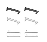 kwmobile Adaptador de correa compatible con Xiaomi Smart Band 8 Pro/Band 9 Pro/Redmi Watch 5 / Redmi Watch 4-4x Conector de correa de reemplazo para smartwatch - Conexiones para correas de 20 mm