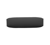 kwmobile Almohadilla para Diadema Compatible con JBL Quantum 100X / Quantum 100 - Banda de Cuero sintético - Gris Oscuro