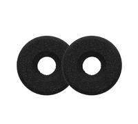 kwmobile Almohadillas Compatible con Jabra Biz 1500 / Biz 2400/1100 / UC Voice 550/750 - Set de Almohadillas de Espuma para Cascos en Negro