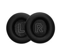 kwmobile Almohadillas compatibles con Beoplay H4 / H6 / H7 / H9 / H9i / HX / H9 Gen3 Almohadillas - 2X Almohadilla de Repuesto para Auriculares en Cuero sintético