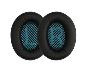 kwmobile Almohadillas compatibles con Bose Soundlink Around-Ear Wireless II - 2X Almohadilla de Repuesto de Piel para Cascos y Auriculares