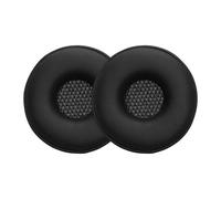 kwmobile Almohadillas compatibles con Jabra Engage 50 / Engage 30 Almohadillas - 2X Almohadilla de Repuesto para Auriculares en Cuero sintético
