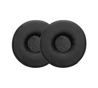 kwmobile Almohadillas compatibles con Jabra Engage 65 / Engage 75 / Engage 55 Almohadillas - 2X Almohadilla de Repuesto para Auriculares en Cuero sintético