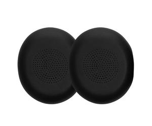 kwmobile Almohadillas compatibles con Jabra Evolve 2 65 / Evolve 65 SE Almohadillas - 2X Almohadilla de Repuesto para Auriculares en Cuero sintético