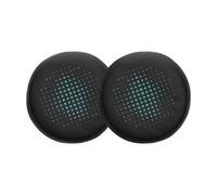 kwmobile Almohadillas compatibles con Jlab Go Work Gen 2 Almohadillas - 2X Almohadilla de Repuesto para Auriculares en Cuero sintético