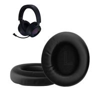 kwmobile Almohadillas compatibles con Razer Kraken V4 X / V4 / V4 Pro Almohadillas - 2X Almohadilla de Repuesto para Auriculares en Cuero sintético