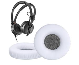 kwmobile Almohadillas compatibles con Sennheiser HD25 / HD25-1 II / HD250BT Almohadillas - 2X Almohadilla de Repuesto para Auriculares en Cuero sintético