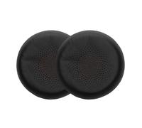 kwmobile Almohadillas compatibles con Yealink BH70 / WH64 Almohadillas - 2X Almohadilla de Repuesto para Auriculares en Cuero sintético