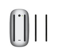 kwmobile Almohadillas de Desplazamiento Compatible con Apple Magic Mouse 1/2 Pegatinas para ratón - Deslizadores para Raton Gaming - Mejora el Movimiento precisión y Estabilidad