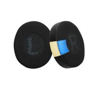 kwmobile Almohadillas de Repuesto Auriculares Compatible con Jabra Evolve2 65 / 65MS / Evolve2 40 /40UC / Elite 45h (Set de 2) - Negro