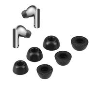 kwmobile Almohadillas Repuesto Compatibles con Huawei FreeBuds Pro 3 - Set de 6X Puntas Auriculares - Negro
