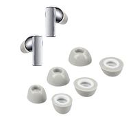 kwmobile Almohadillas Repuesto Compatibles con Huawei FreeBuds Pro - Set de 6X Puntas Auriculares - Blanco