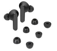 kwmobile Almohadillas Repuesto Compatibles con JBL Live Pro 2 TWS - Set de 6X Puntas Auriculares - Negro