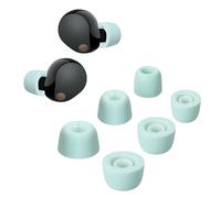 kwmobile Almohadillas Repuesto Compatibles con Sony WF-1000XM5 - Set de 6X Puntas Auriculares - Azul Claro