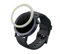 kwmobile Anillo protector adhesivo compatible con CMF by Nothing Watch Pro 2 (D398) - Bisel para smartwatch en plata/verde