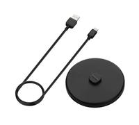 kwmobile Base de Carga Compatible con Sony LinkBuds Speaker - Cargador de Mesa con Cable para Altavoz - Negro