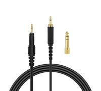 kwmobile Cable de Auriculares Compatible con AudioTechnica ATH-M50X / M40X / M60X / M70X - Cable de 120 cm con Conector Jack 3,5 mm + Adaptador a Jack 6,35 mm