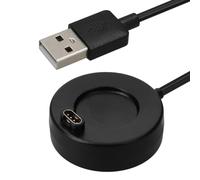kwmobile Cable de carga compatible con Garmin Forerunner 55 265 255 165/Vivoactive5 Vivoactive6 cable - Conector USB con base de conexión para smartwatch - 1000000