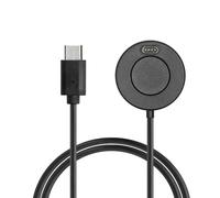 kwmobile Cable de Carga Compatible con Garmin vivoactive 6 / vivoactive 5 / Forerunner 55/255 / 255 Music - Conector USB-C con Base de conexión para smartwatch Fitness Tracker