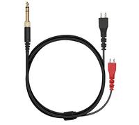 kwmobile Cable para cascos compatible con Sennheiser HD25 / 560/540 / HD480 / 430/250 - Cable de aruiculares con conector jack negro