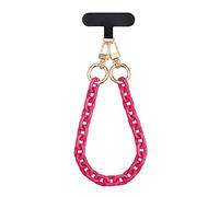 kwmobile Cadena de muñeca para movil - Colgante para movil Universal - Cordón para móvil de 35 x 1,4 cm - Correa de Mano -Rosa Fucsia