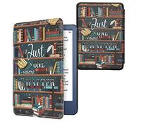 kwmobile Carcasa Compatible con Amazon Kindle (2022/2024) Funda - Funda con Tapa y Cierre magnético de Cuero sintético - Solo un capítulo más