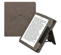 kwmobile Carcasa Compatible con Amazon Kindle Oasis 10. Generation Funda - Funda con Stand Agarre de Mano y Tarjetero - Miau
