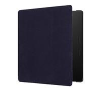 kwmobile Carcasa Compatible con Amazon Kindle Oasis 10. Generation Funda - Funda e-Book con Solapa de Microfibra - Azul