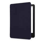 kwmobile Carcasa Compatible con Amazon Kindle Paperwhite 11. Generation 2021 Funda - Funda e-Book con Solapa de Microfibra - Azul