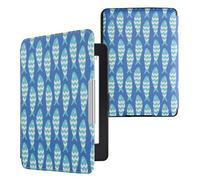kwmobile Carcasa Compatible con Amazon Kindle Paperwhite Funda - Funda con Tapa y Cierre magnético de Cuero sintético - Pez pequeño