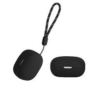 kwmobile Carcasa Compatible con Anker Soundcore P20i Funda - Funda de Silicona antigolpes con mosquetón - Negro