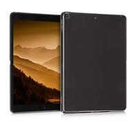 kwmobile Carcasa Compatible con Apple iPad 10.2 (2019/2021) Funda - Ultrafina y Flexible de plástico TPU - Puertos y Botones accesibles - Negro/Transparente