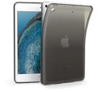 kwmobile Carcasa Compatible con Apple iPad Mini 5 (2019) Funda - Ultrafina y Flexible de plástico TPU - Puertos y Botones accesibles - Negro/Transparente