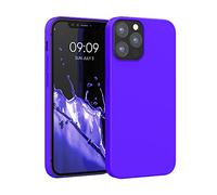 kwmobile Carcasa Compatible con Apple iPhone 12 / iPhone 12 Pro Funda - Case TPU y Silicona antigolpes - Apto Carga inalámbrica - Azul báltico