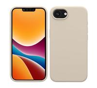kwmobile Carcasa Compatible con Apple iPhone 17e / iPhone 16e Funda - Case TPU y Silicona antigolpes - Apto Carga inalámbrica - Crema