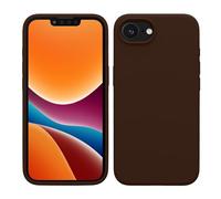 kwmobile Carcasa Compatible con Apple iPhone 17e / iPhone 16e Funda - Case TPU y Silicona antigolpes - Apto Carga inalámbrica - Chocolate