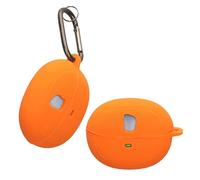kwmobile Carcasa Compatible con Baseus Inspire XC1 Funda - Funda de Silicona antigolpes con mosquetón - Naranja
