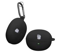 kwmobile Carcasa Compatible con Baseus Inspire XC1 Funda - Funda de Silicona antigolpes con mosquetón - Negro