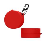 kwmobile Carcasa Compatible con CMF by Nothing Buds Pro Funda - Funda de Silicona antigolpes con mosquetón - Rojo