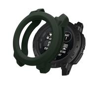 kwmobile Carcasa Compatible con Garmin Instinct 3 45mm - Carcasas Protectoras Antigolpes para Pantalla de Smartwatch - Verde Oscuro