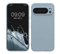 kwmobile Carcasa Compatible con Google Pixel 10 Pro XL Funda - con Bordes elevados - Apto Carga inalámbrica - Azul Claro Mate Mate