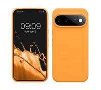 kwmobile Carcasa Compatible con Google Pixel 11 Pro XL Funda - Case TPU y Silicona antigolpes - Apto Carga inalámbrica - Naranja afrutado