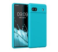 kwmobile Carcasa Compatible con Google Pixel 6 Funda - Case TPU y Silicona antigolpes - Apto Carga inalámbrica - Glaciar Cool