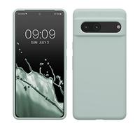 kwmobile Carcasa Compatible con Google Pixel 7 Funda - Case TPU y Silicona antigolpes - Apto Carga inalámbrica - Menta Cool