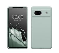 kwmobile Carcasa Compatible con Google Pixel 7a Funda - Case TPU y Silicona antigolpes - Apto Carga inalámbrica - Menta Cool