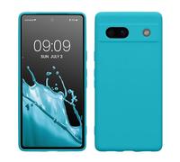 kwmobile Carcasa Compatible con Google Pixel 7a Funda - con Bordes elevados - Apto Carga inalámbrica - Glaciar Cool Mate