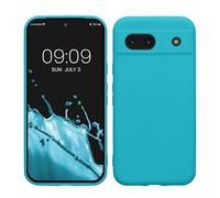 kwmobile Carcasa Compatible con Google Pixel 8a Funda - con Bordes elevados - Apto Carga inalámbrica - Glaciar Cool Mate