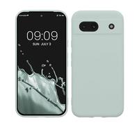 kwmobile Carcasa Compatible con Google Pixel 8a Funda - con Bordes elevados - Apto Carga inalámbrica - Menta Cool Mate