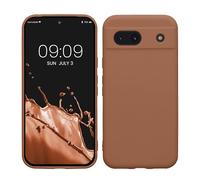kwmobile Carcasa Compatible con Google Pixel 8a Funda - con Bordes elevados - Apto Carga inalámbrica - Moca Mate